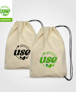 Sacochila com Cordinha Personalizada com sua Logo - Kit 50 Unidades
